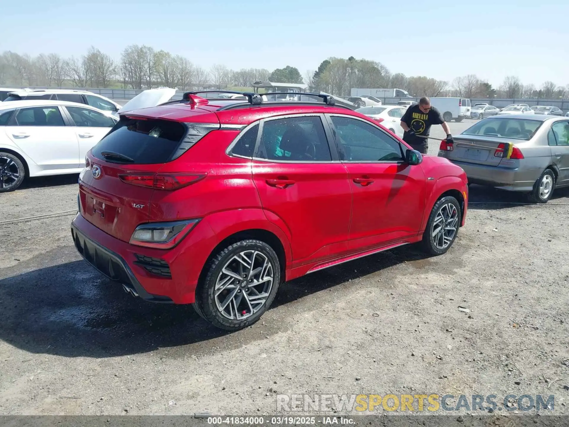 4 Photograph of a damaged car KM8K33A39PU951418 HYUNDAI KONA 2023