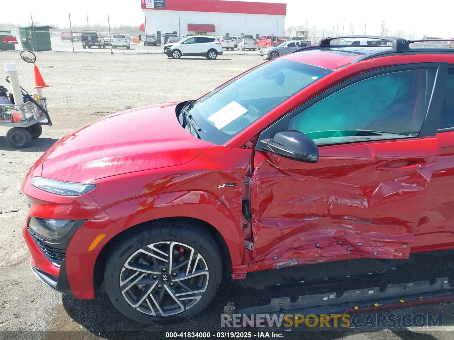 6 Photograph of a damaged car KM8K33A39PU951418 HYUNDAI KONA 2023