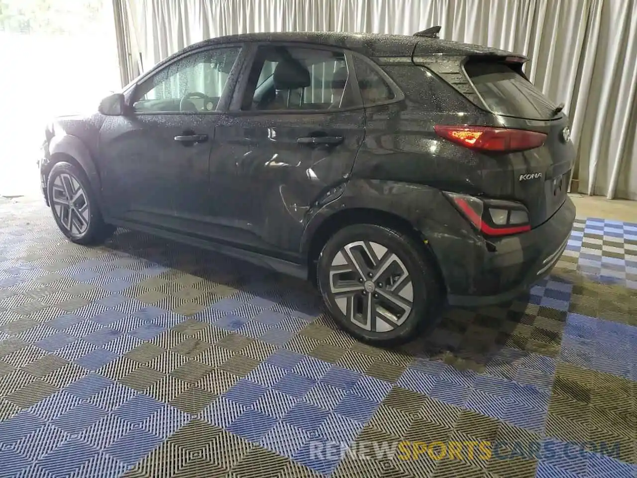 2 Photograph of a damaged car KM8K33AG0PU186053 HYUNDAI KONA 2023