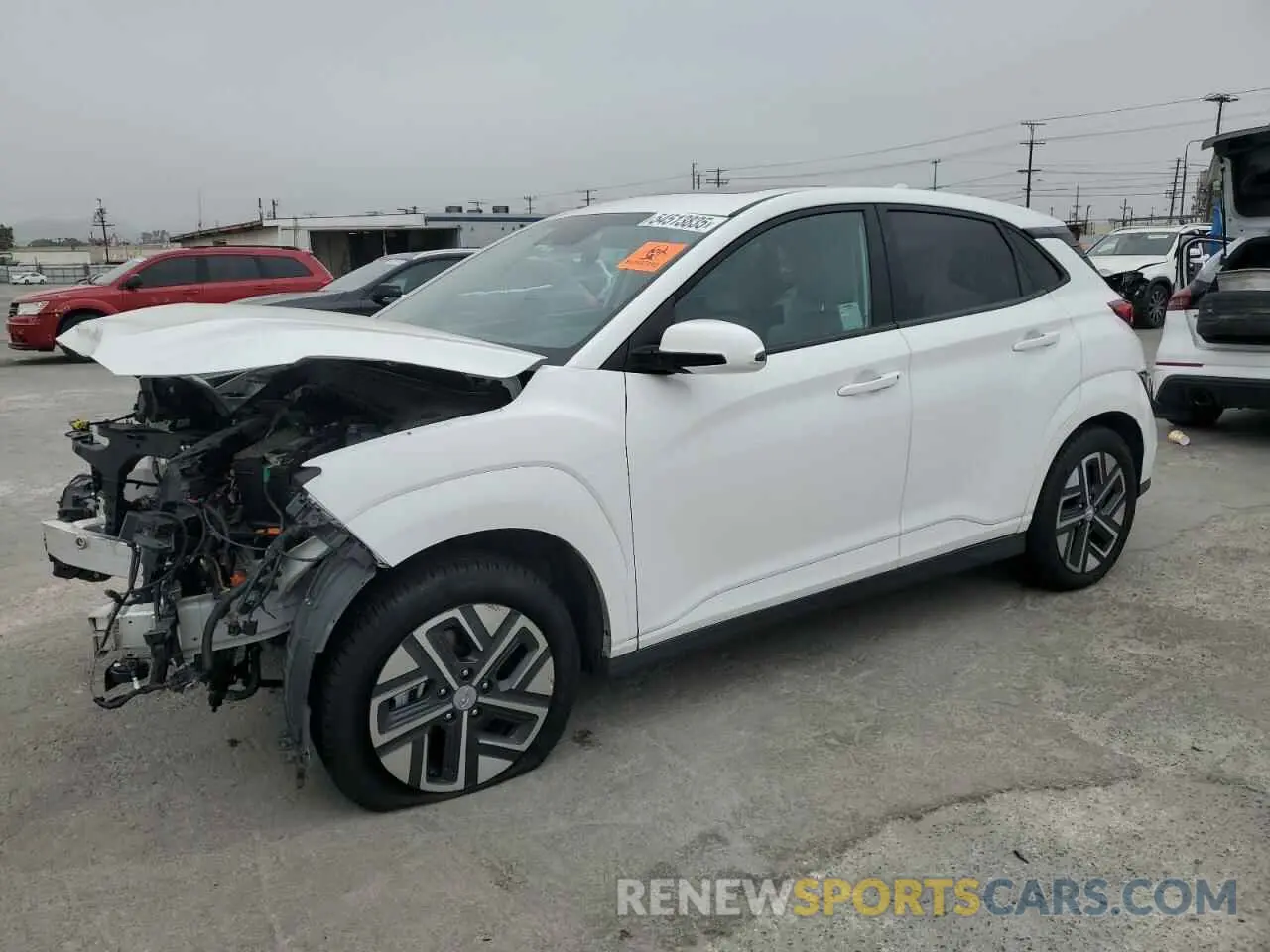 1 Photograph of a damaged car KM8K33AG1PU166040 HYUNDAI KONA 2023