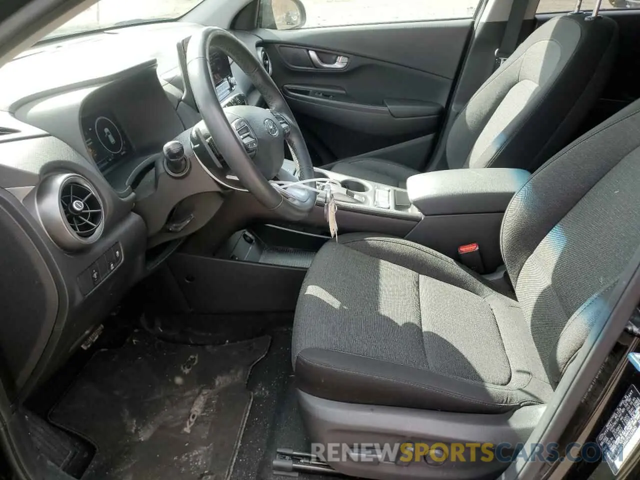 7 Photograph of a damaged car KM8K33AG2PU162840 HYUNDAI KONA 2023