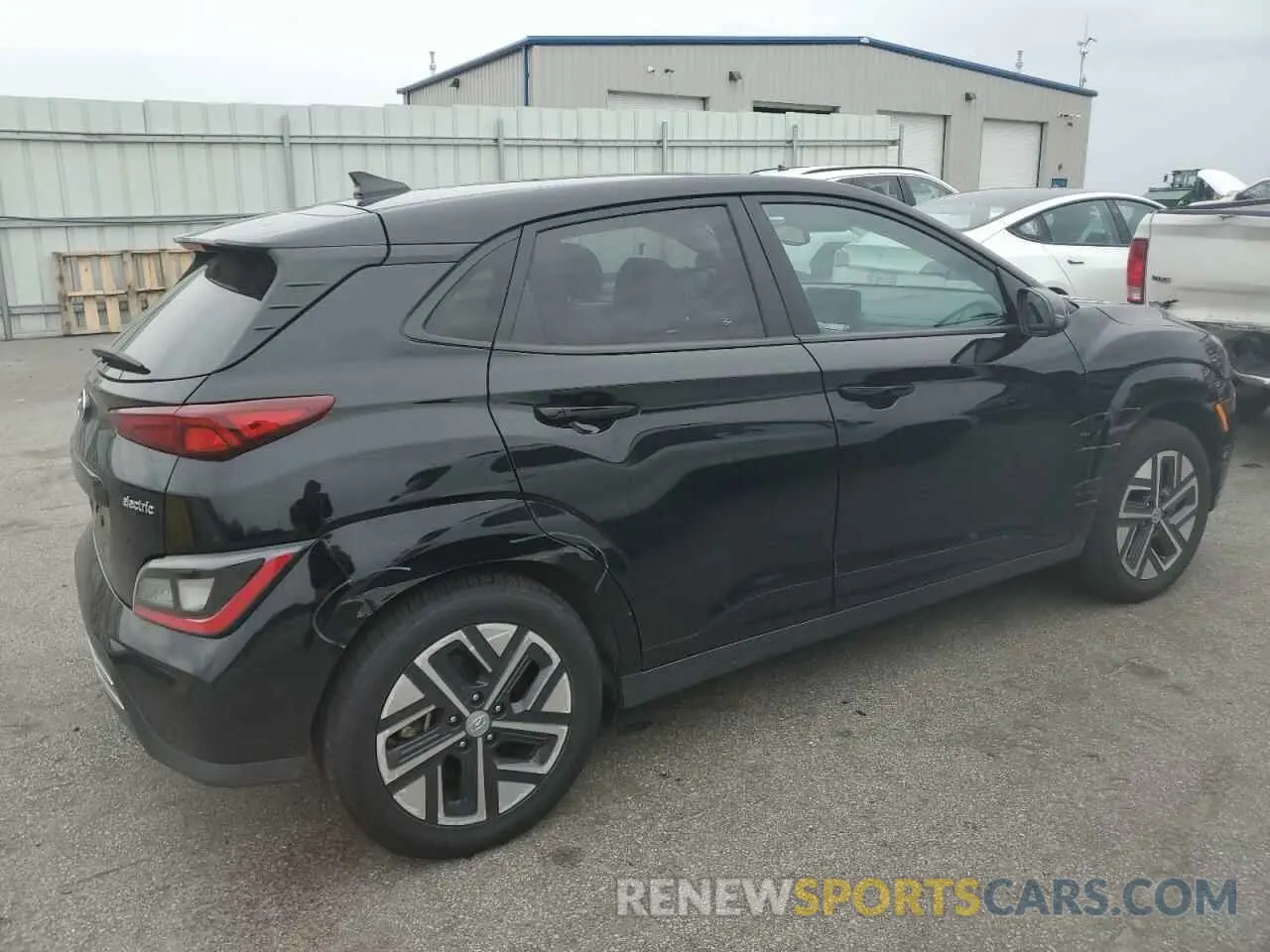3 Photograph of a damaged car KM8K33AG2PU190072 HYUNDAI KONA 2023