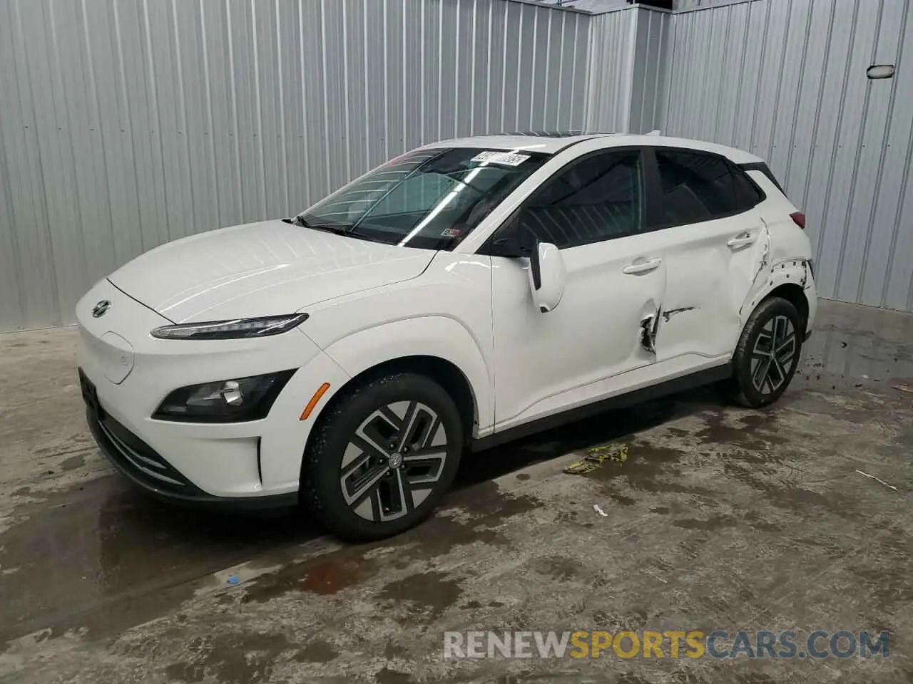 1 Photograph of a damaged car KM8K33AG3PU190145 HYUNDAI KONA 2023