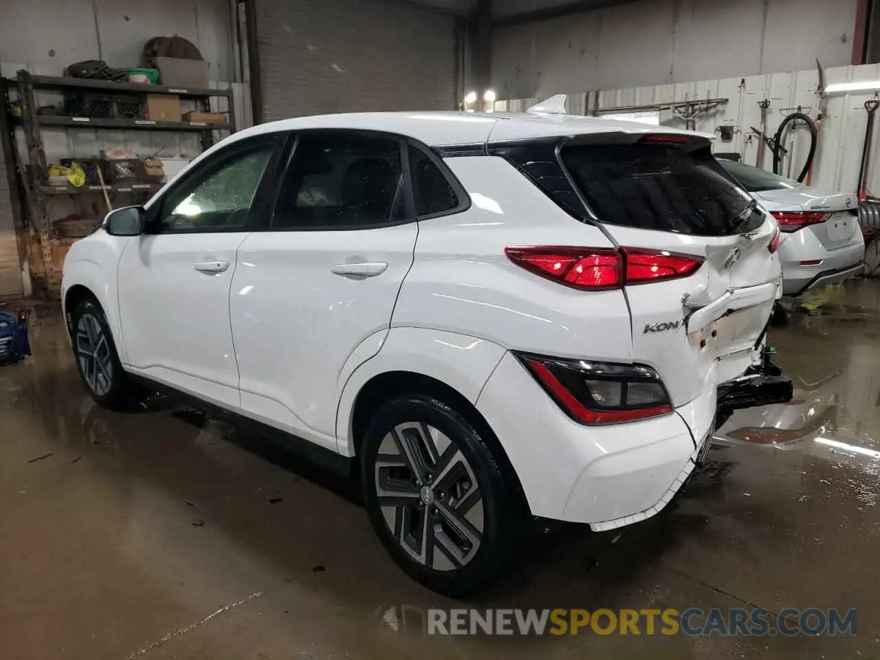 2 Photograph of a damaged car KM8K33AG5PU183410 HYUNDAI KONA 2023