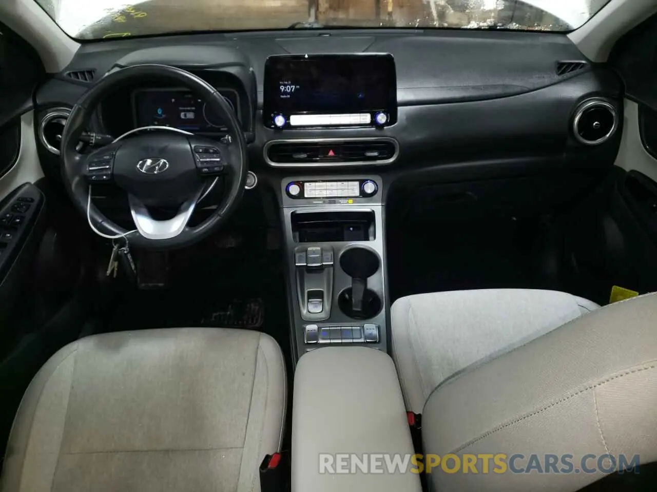 8 Photograph of a damaged car KM8K33AG5PU183410 HYUNDAI KONA 2023