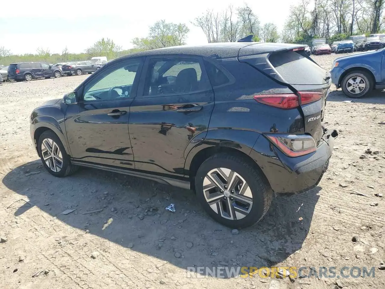 2 Photograph of a damaged car KM8K33AG5PU190535 HYUNDAI KONA 2023