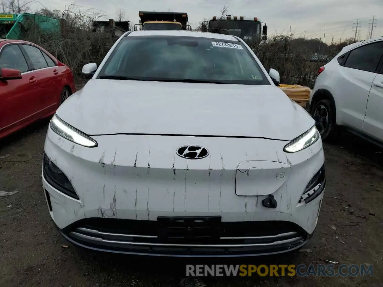5 Photograph of a damaged car KM8K33AG7PU186793 HYUNDAI KONA 2023