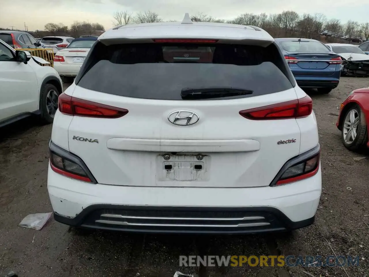 6 Photograph of a damaged car KM8K33AG7PU186793 HYUNDAI KONA 2023