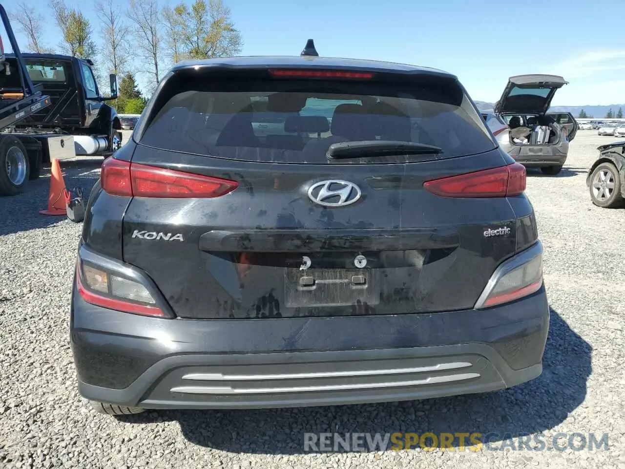 6 Photograph of a damaged car KM8K33AG7PU187314 HYUNDAI KONA 2023