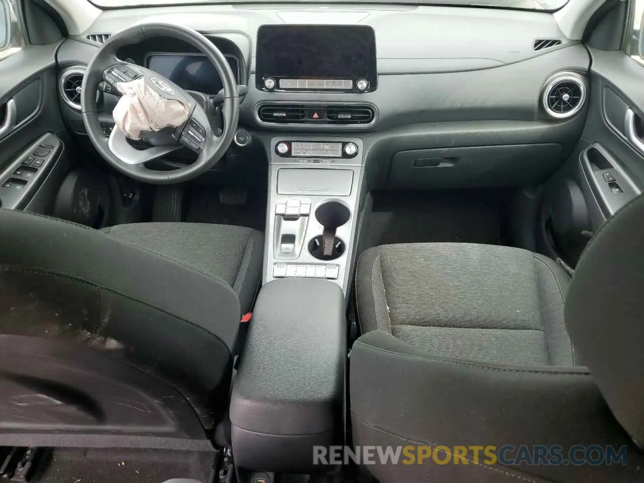 8 Photograph of a damaged car KM8K33AG8PU189220 HYUNDAI KONA 2023