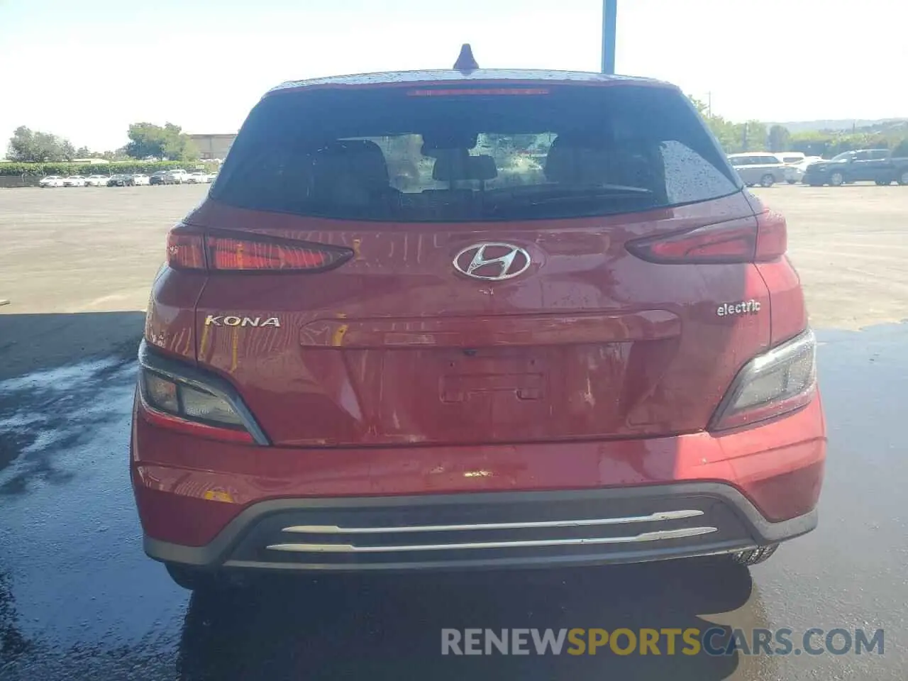 6 Photograph of a damaged car KM8K33AGXPU186867 HYUNDAI KONA 2023