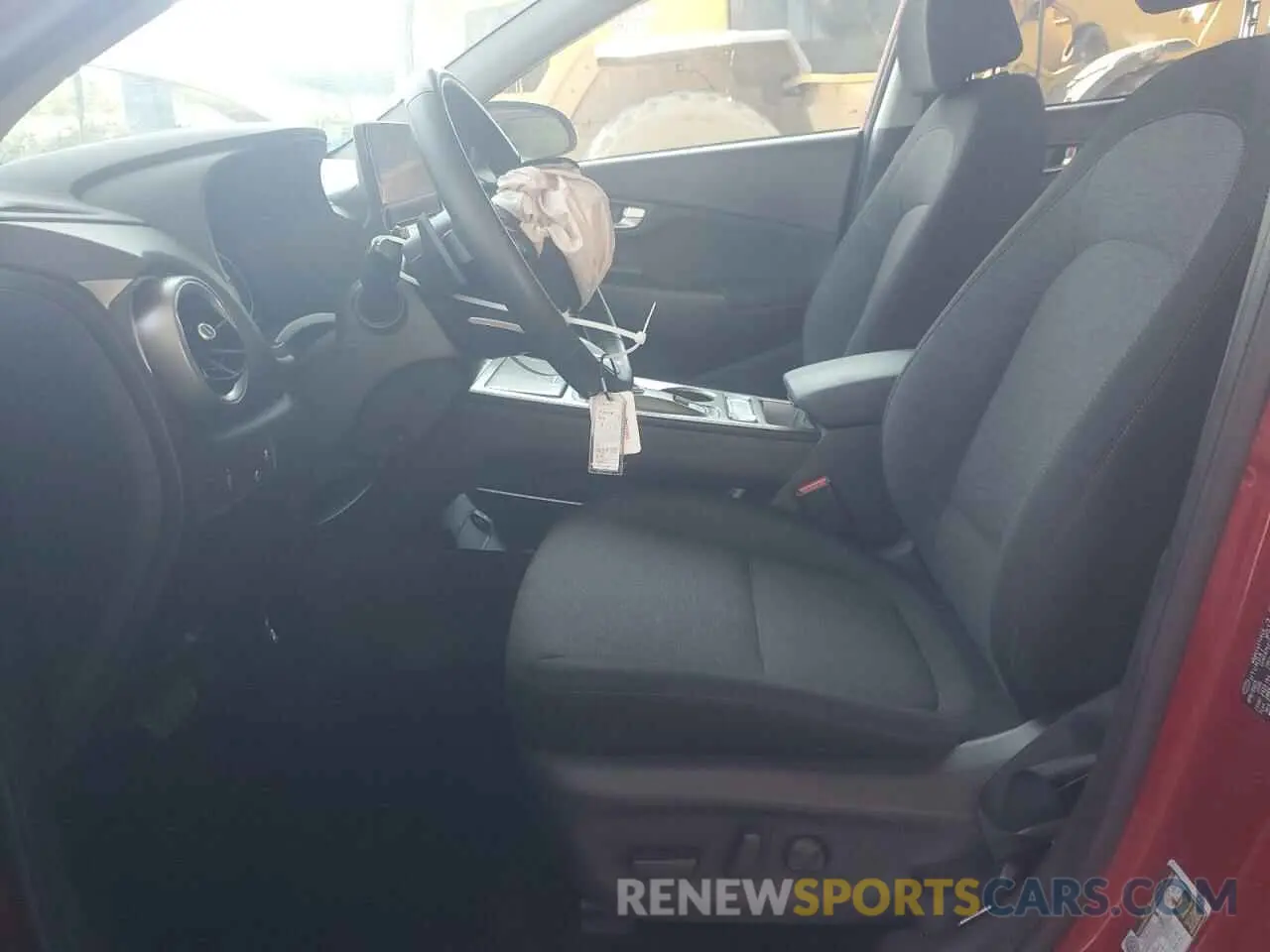 7 Photograph of a damaged car KM8K33AGXPU186867 HYUNDAI KONA 2023