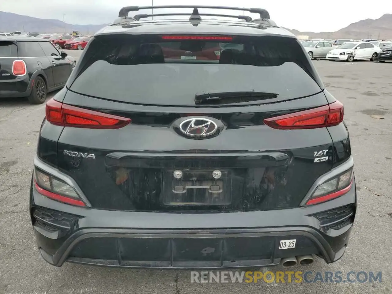 6 Photograph of a damaged car KM8K3CA32PU009565 HYUNDAI KONA 2023