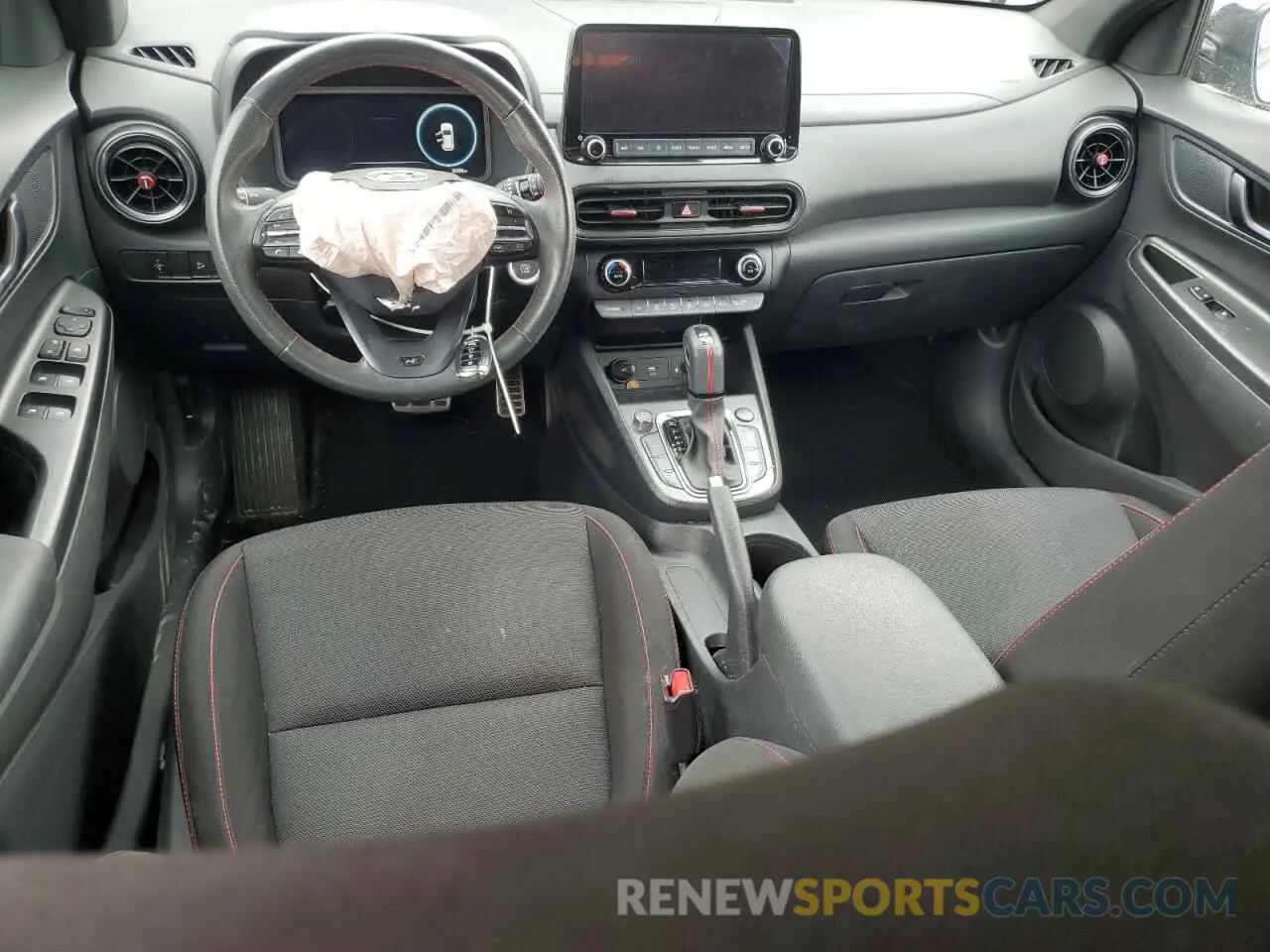 8 Photograph of a damaged car KM8K3CA32PU009565 HYUNDAI KONA 2023
