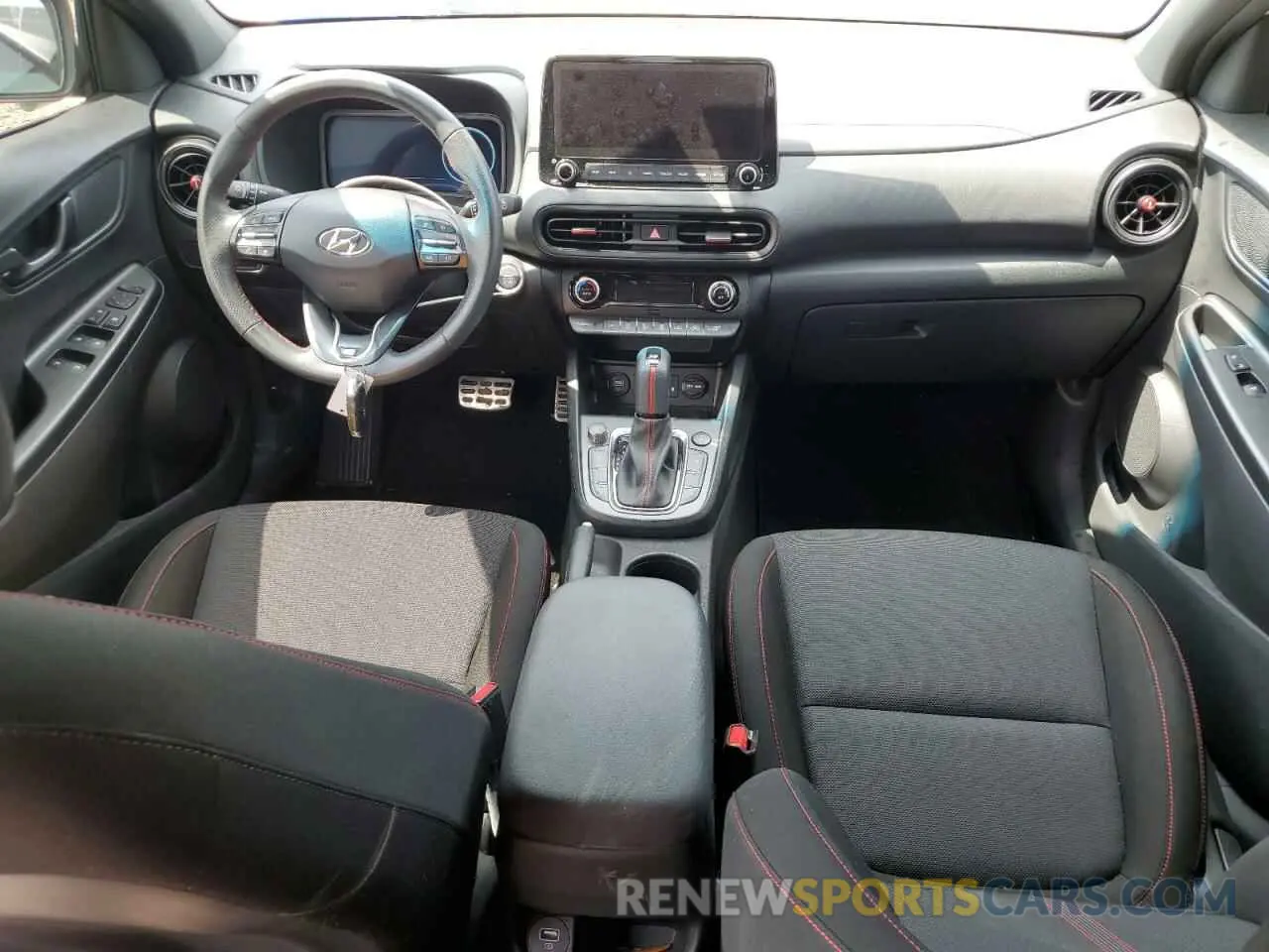 8 Photograph of a damaged car KM8K3CA34PU980471 HYUNDAI KONA 2023