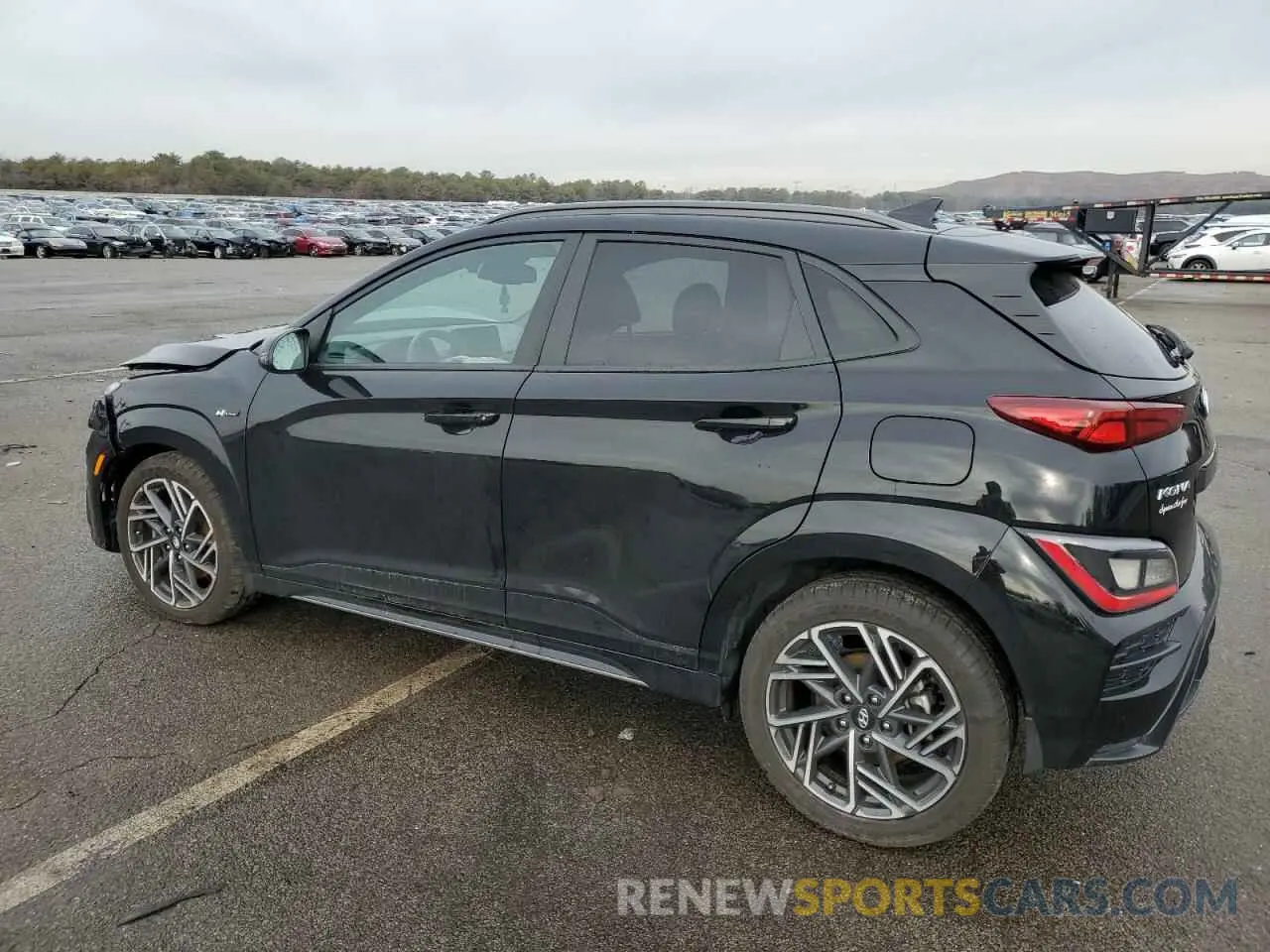 2 Photograph of a damaged car KM8K3CA36PU944250 HYUNDAI KONA 2023
