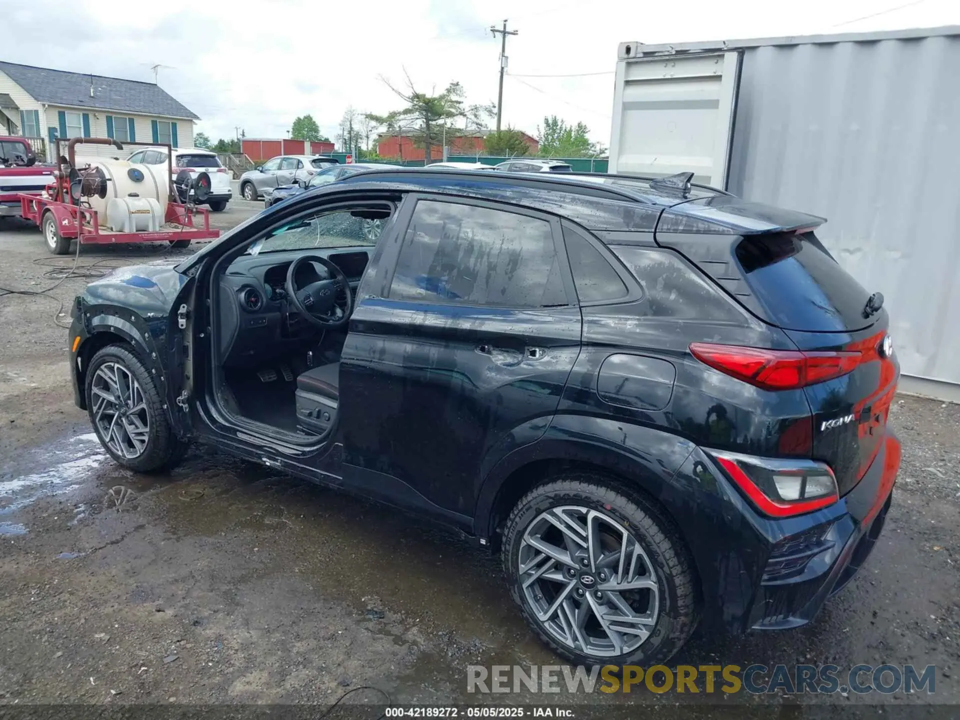 3 Photograph of a damaged car KM8K3CA37PU012526 HYUNDAI KONA 2023
