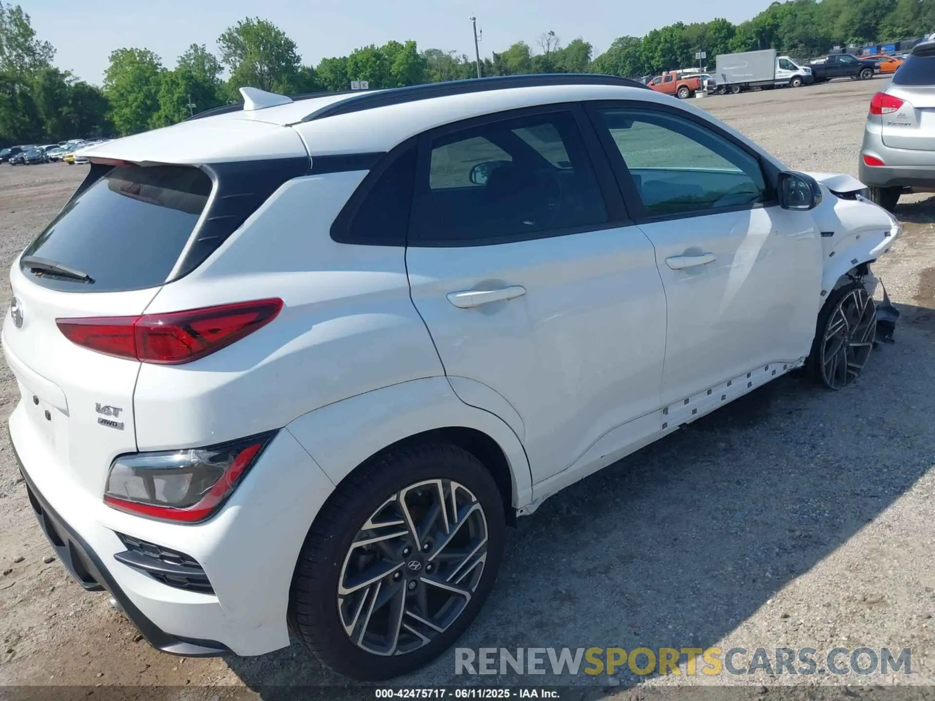 4 Photograph of a damaged car KM8K3CA37PU030766 HYUNDAI KONA 2023