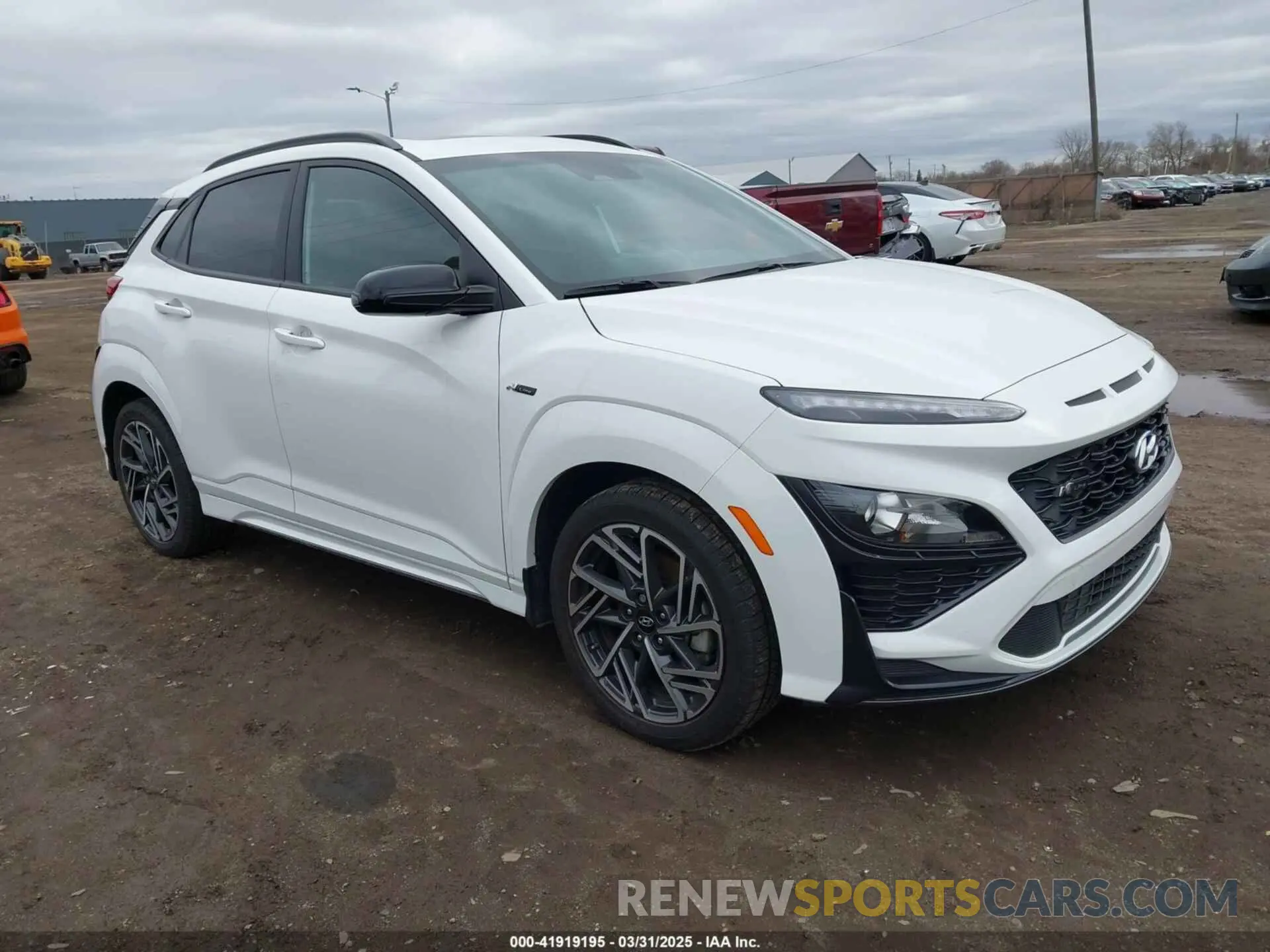 1 Photograph of a damaged car KM8K3CA37PU985891 HYUNDAI KONA 2023