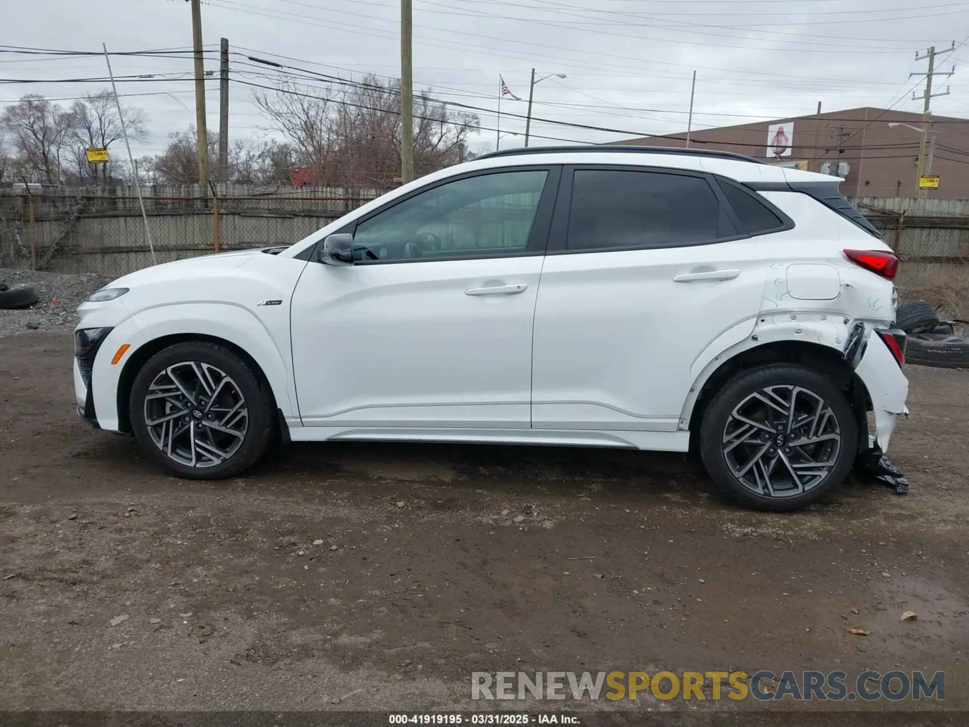 14 Photograph of a damaged car KM8K3CA37PU985891 HYUNDAI KONA 2023