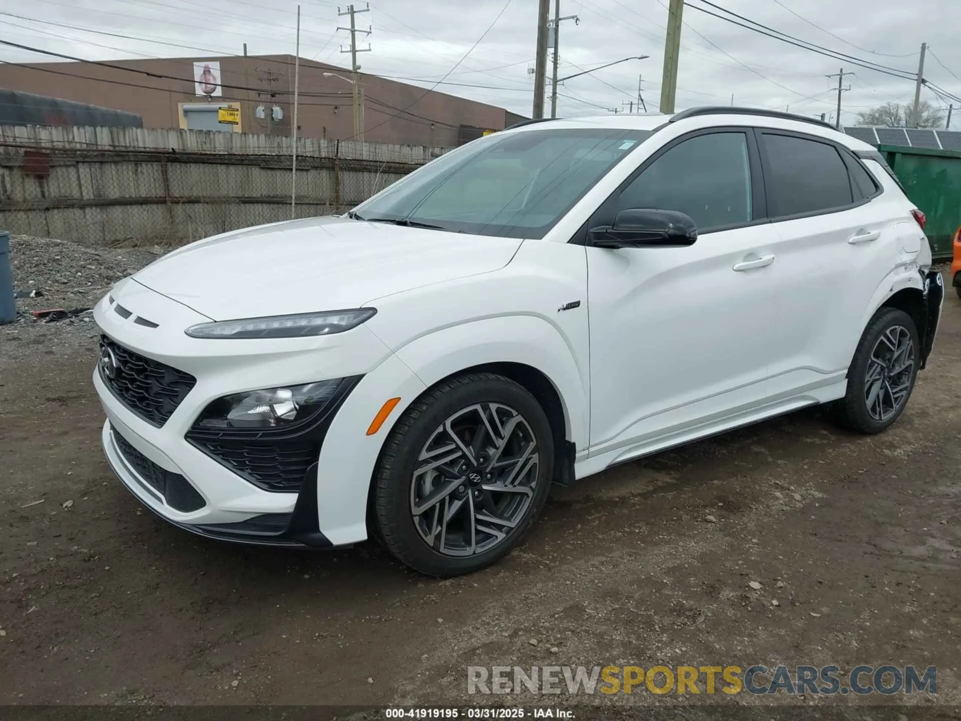 2 Photograph of a damaged car KM8K3CA37PU985891 HYUNDAI KONA 2023