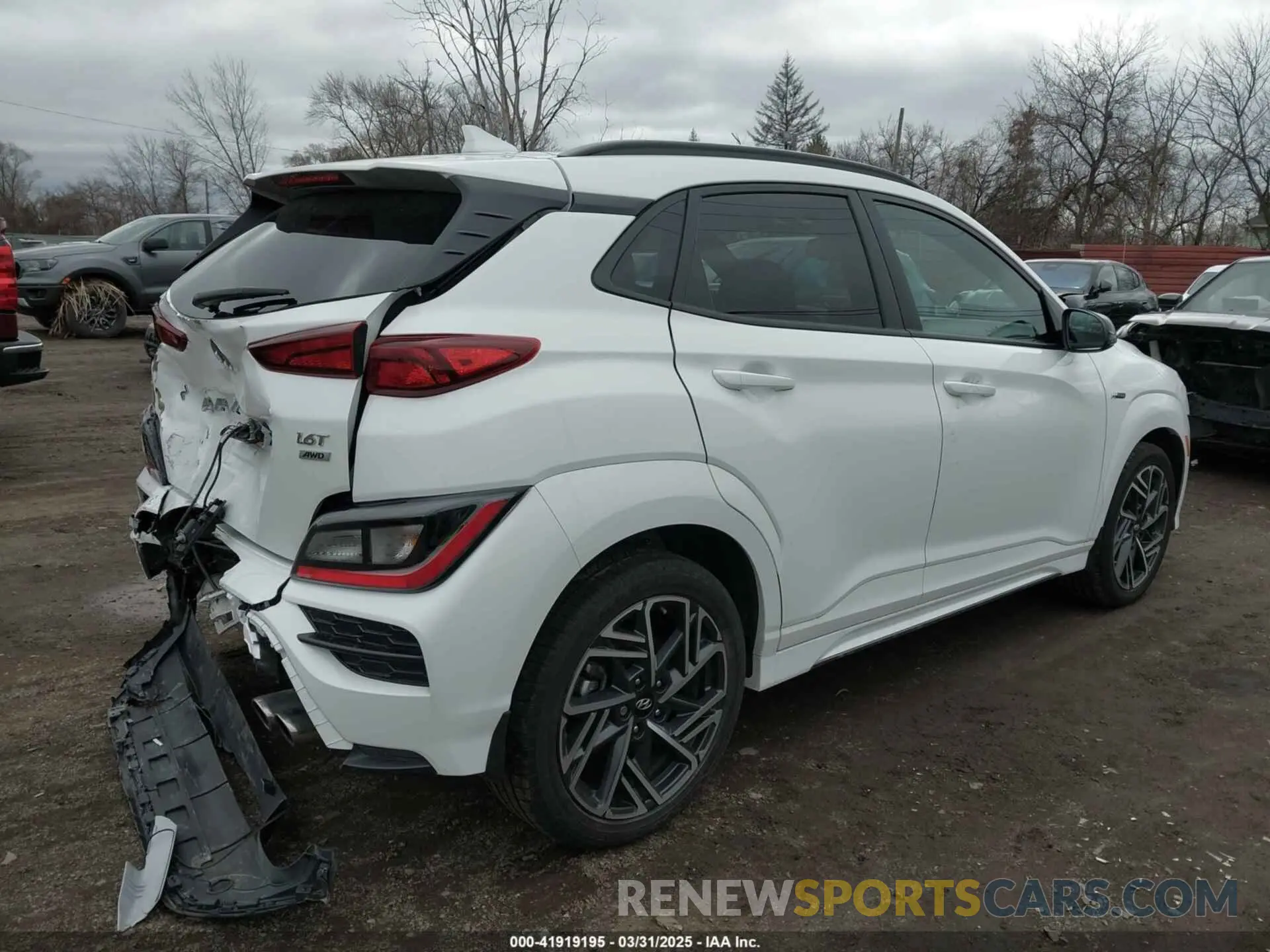4 Photograph of a damaged car KM8K3CA37PU985891 HYUNDAI KONA 2023
