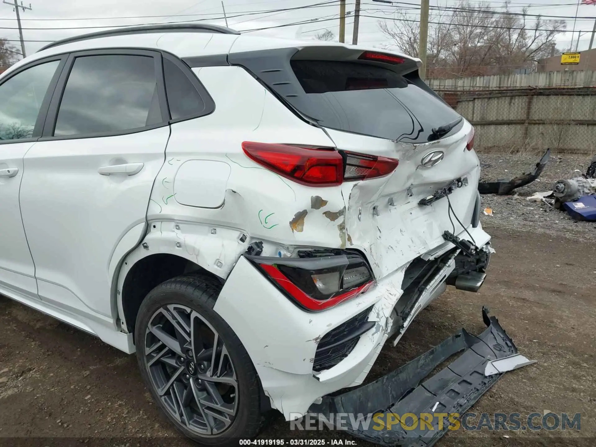 6 Photograph of a damaged car KM8K3CA37PU985891 HYUNDAI KONA 2023
