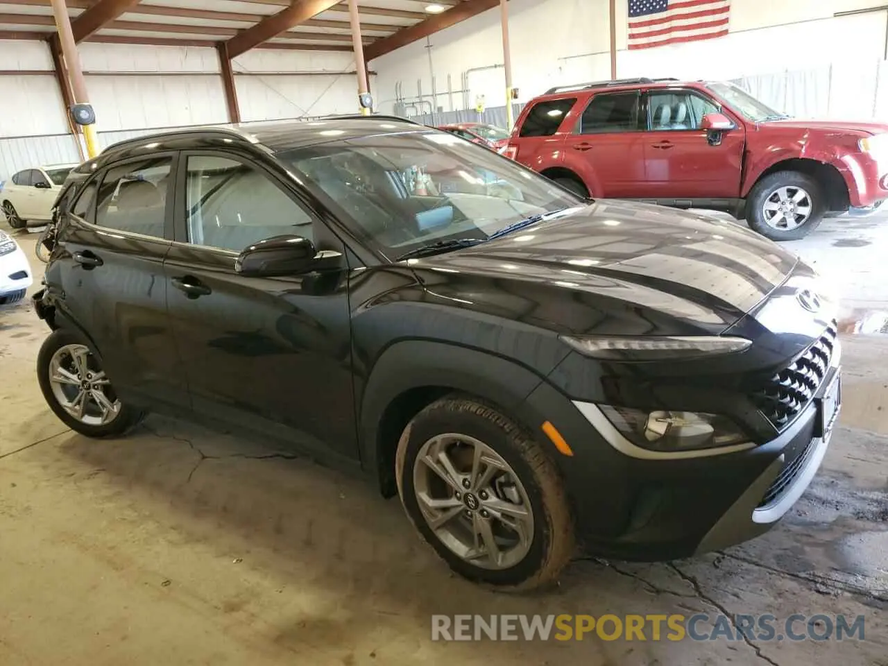 4 Photograph of a damaged car KM8K3CAB1PU957608 HYUNDAI KONA 2023
