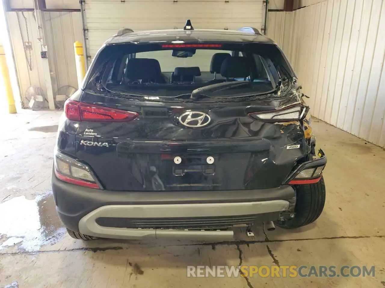 6 Photograph of a damaged car KM8K3CAB1PU957608 HYUNDAI KONA 2023
