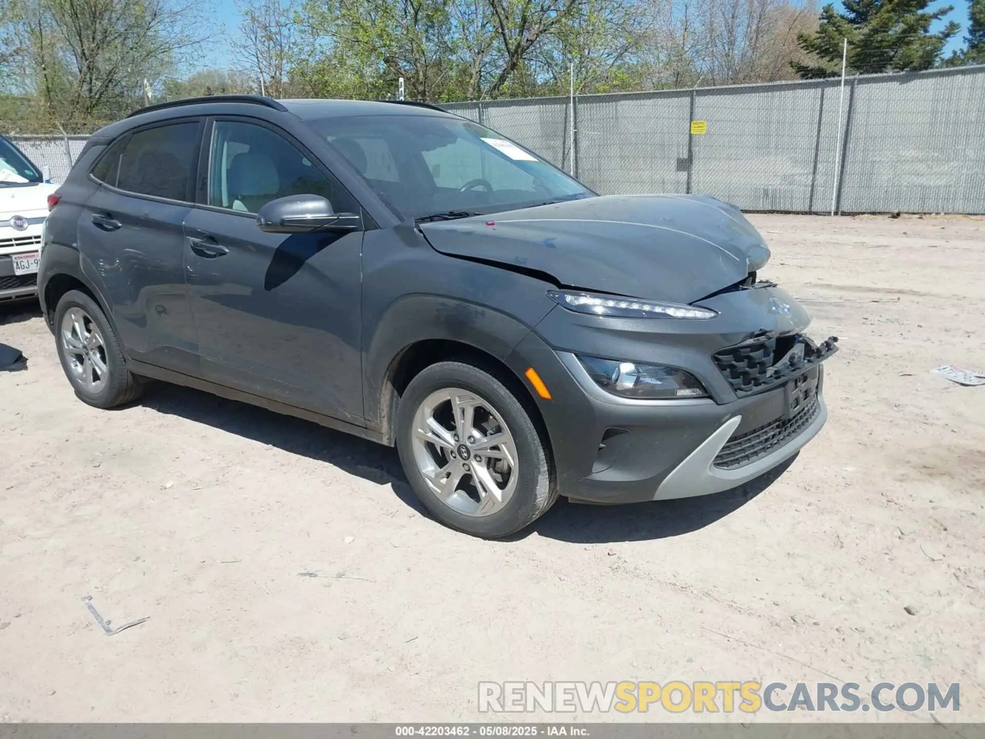 1 Photograph of a damaged car KM8K3CAB2PU019214 HYUNDAI KONA 2023