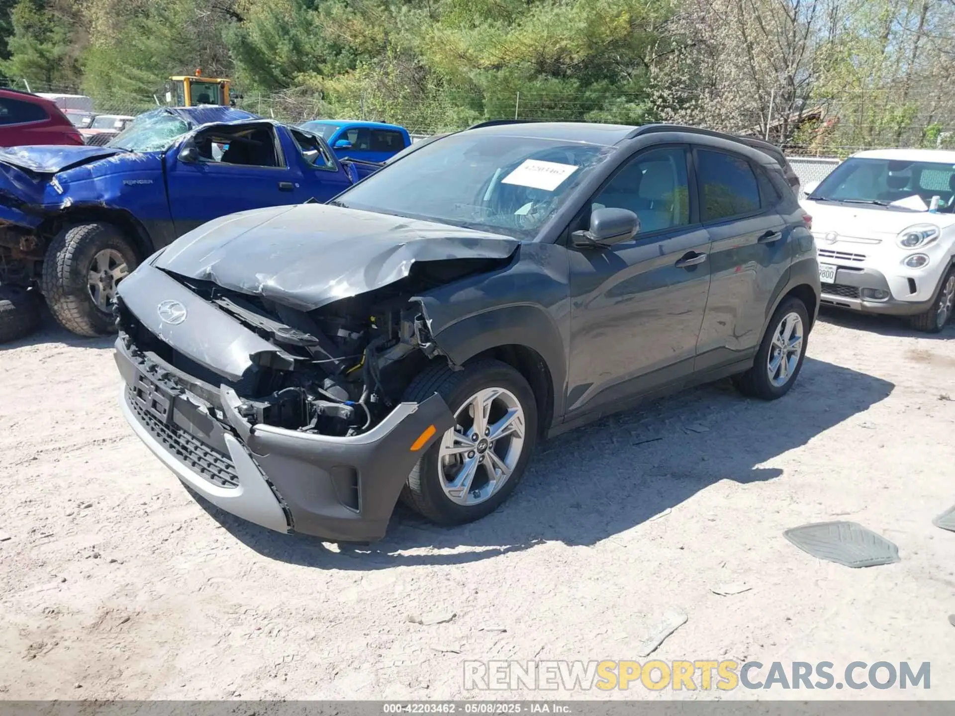 2 Photograph of a damaged car KM8K3CAB2PU019214 HYUNDAI KONA 2023