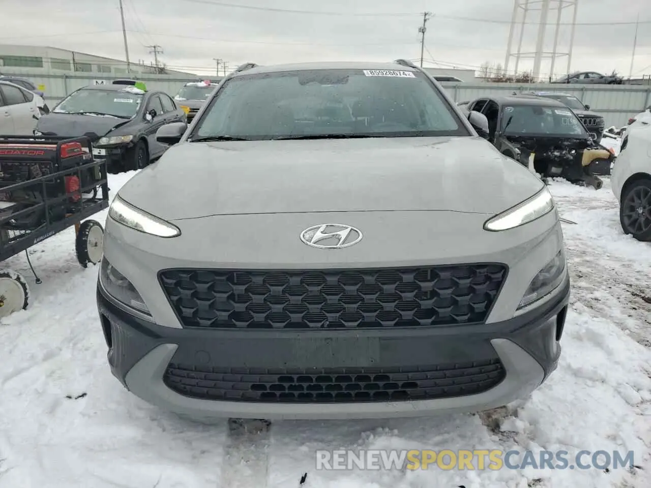 5 Photograph of a damaged car KM8K3CAB3PU974667 HYUNDAI KONA 2023