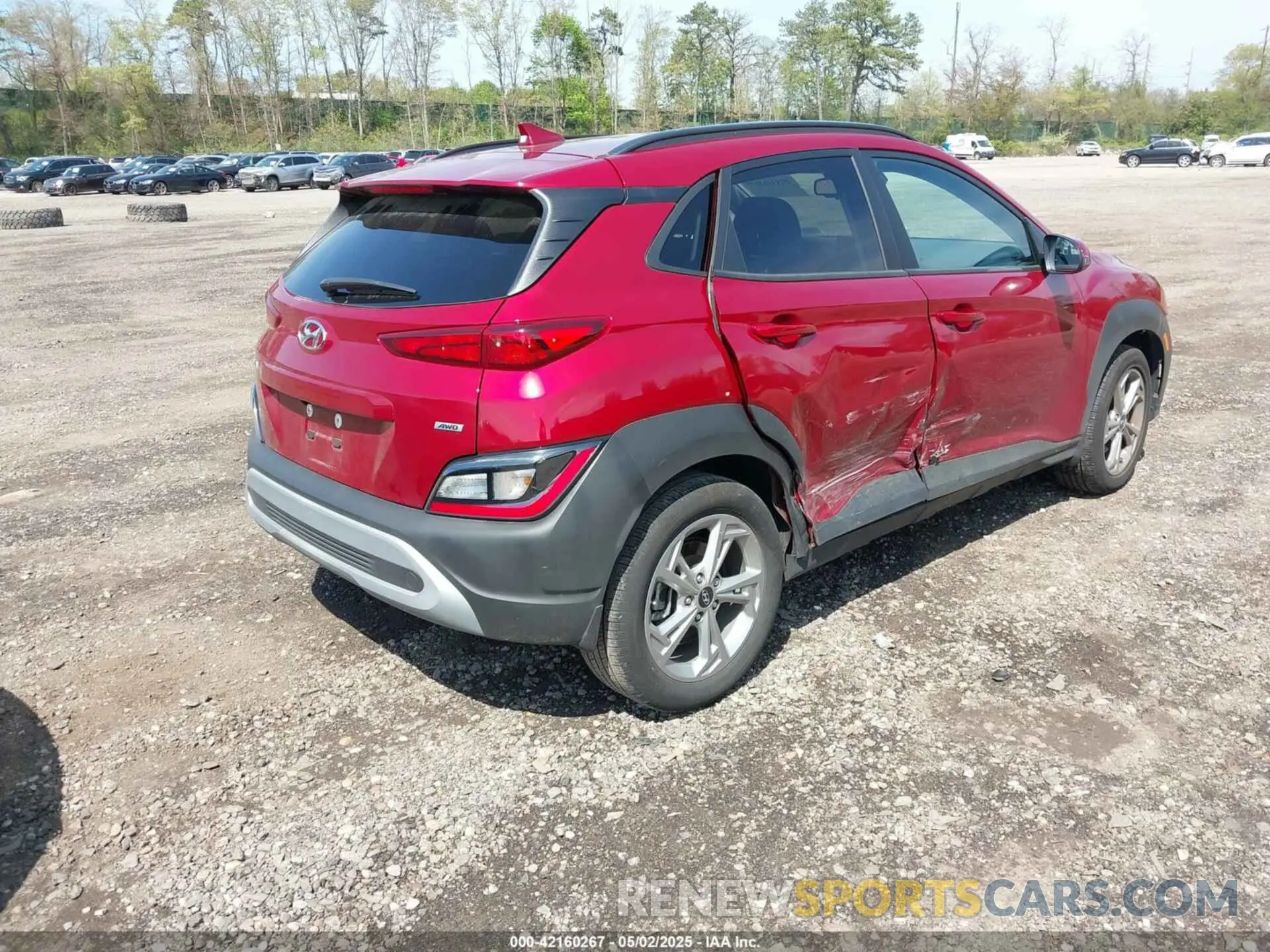 4 Photograph of a damaged car KM8K3CAB4PU058810 HYUNDAI KONA 2023