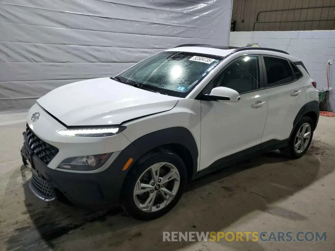 1 Photograph of a damaged car KM8K3CAB5PU971804 HYUNDAI KONA 2023