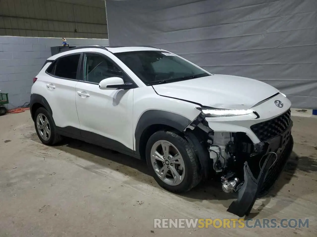 4 Photograph of a damaged car KM8K3CAB5PU971804 HYUNDAI KONA 2023