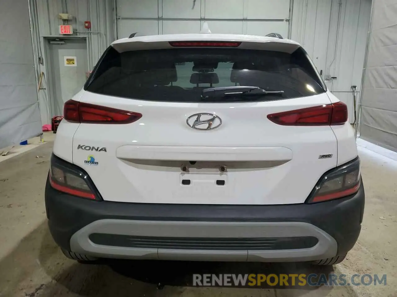 6 Photograph of a damaged car KM8K3CAB5PU971804 HYUNDAI KONA 2023