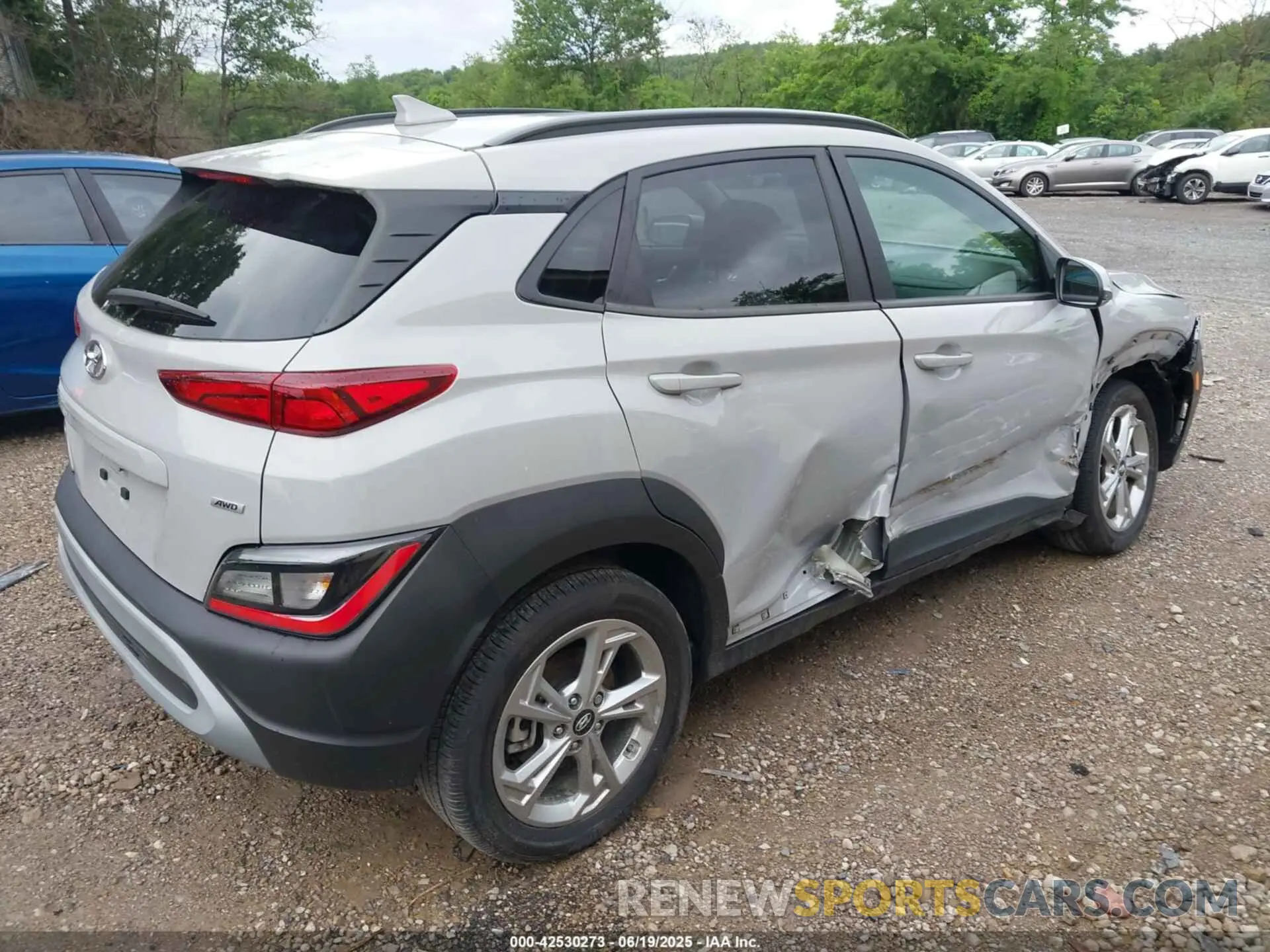 4 Photograph of a damaged car KM8K3CAB6PU025145 HYUNDAI KONA 2023
