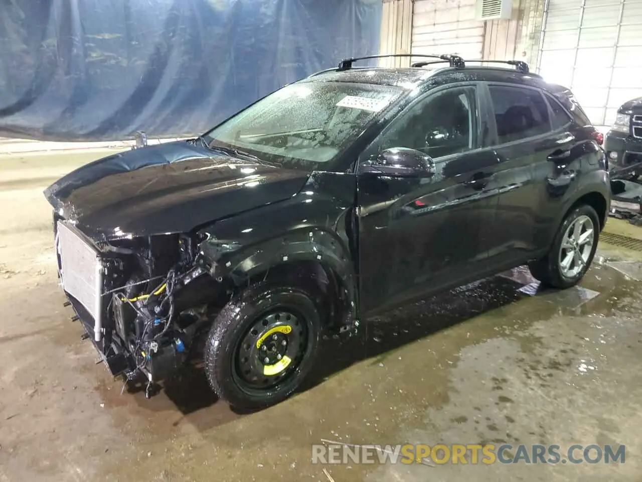 1 Photograph of a damaged car KM8K3CAB7PU010184 HYUNDAI KONA 2023