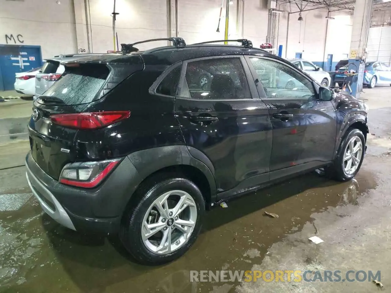 3 Photograph of a damaged car KM8K3CAB7PU010184 HYUNDAI KONA 2023