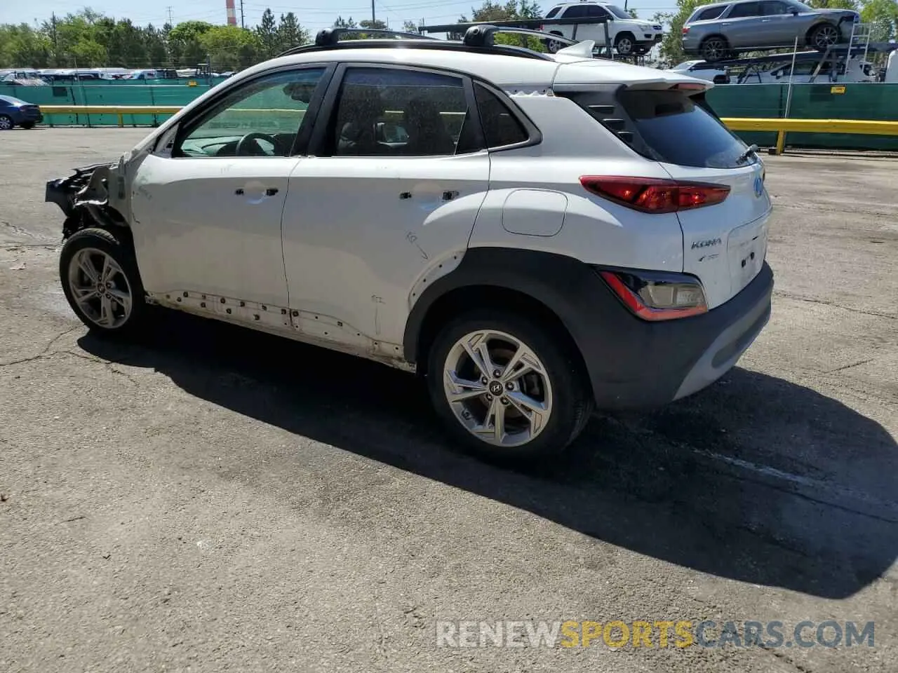 2 Photograph of a damaged car KM8K3CAB7PU929571 HYUNDAI KONA 2023