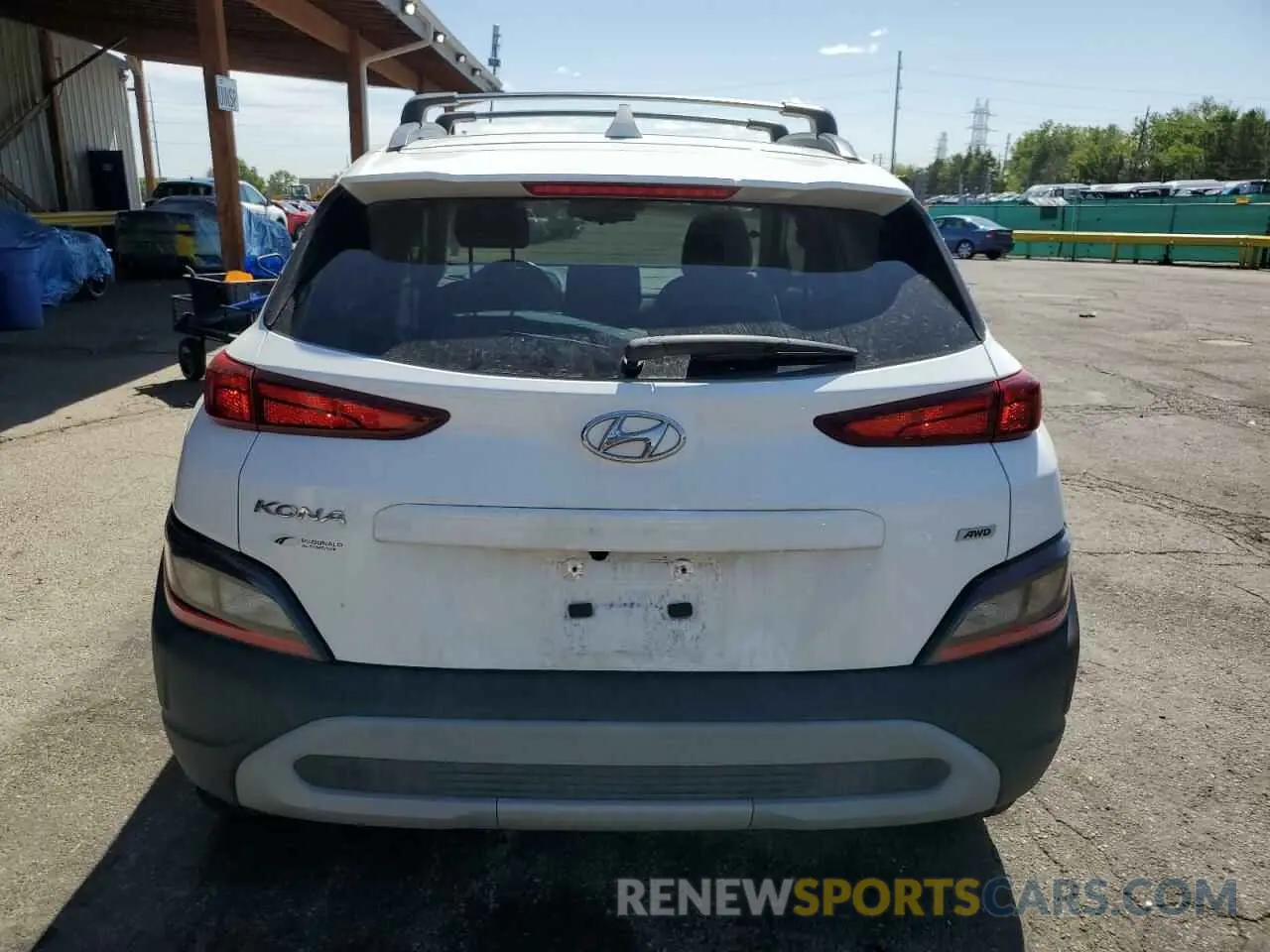 6 Photograph of a damaged car KM8K3CAB7PU929571 HYUNDAI KONA 2023