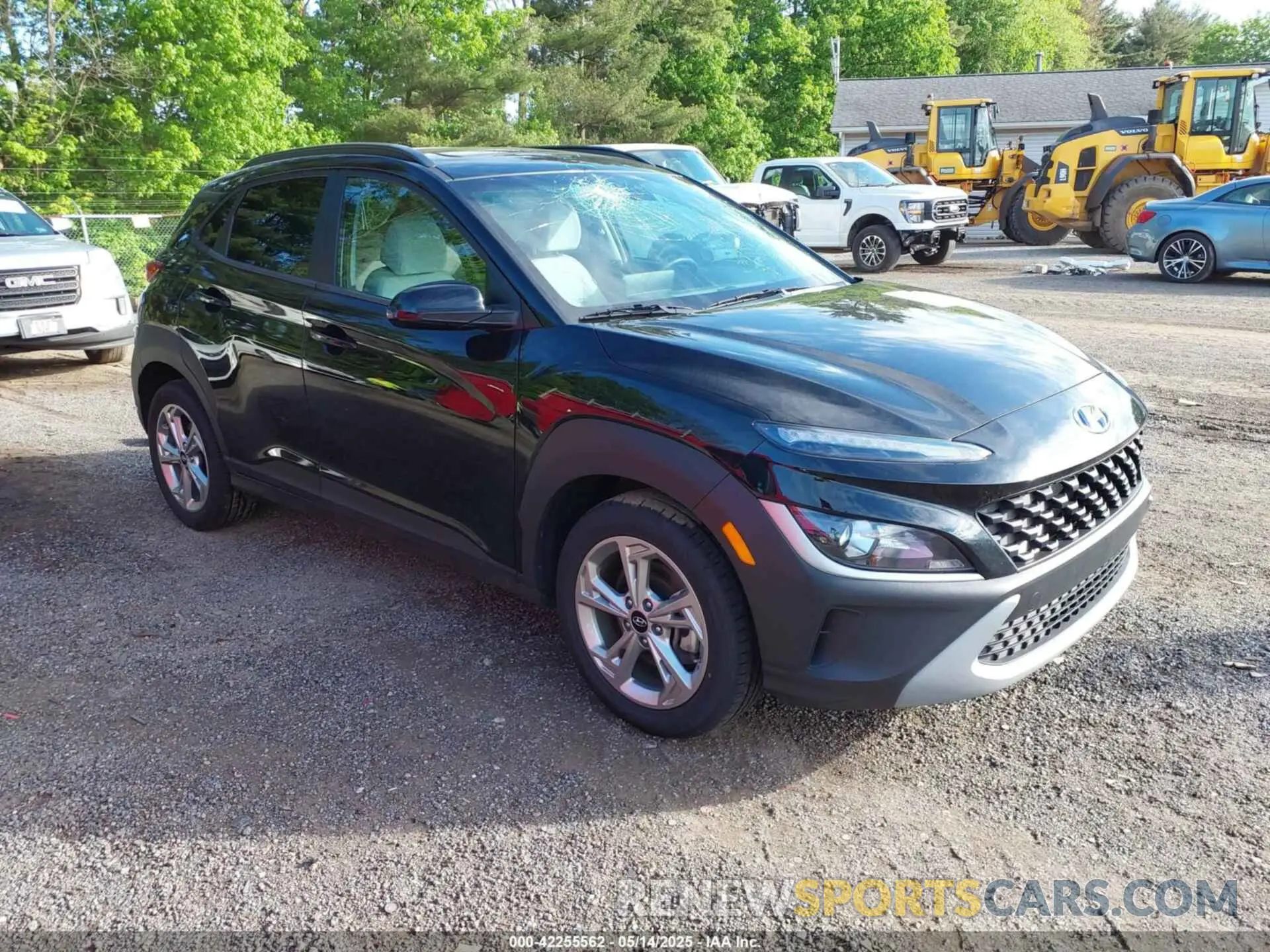 1 Photograph of a damaged car KM8K3CAB9PU059564 HYUNDAI KONA 2023