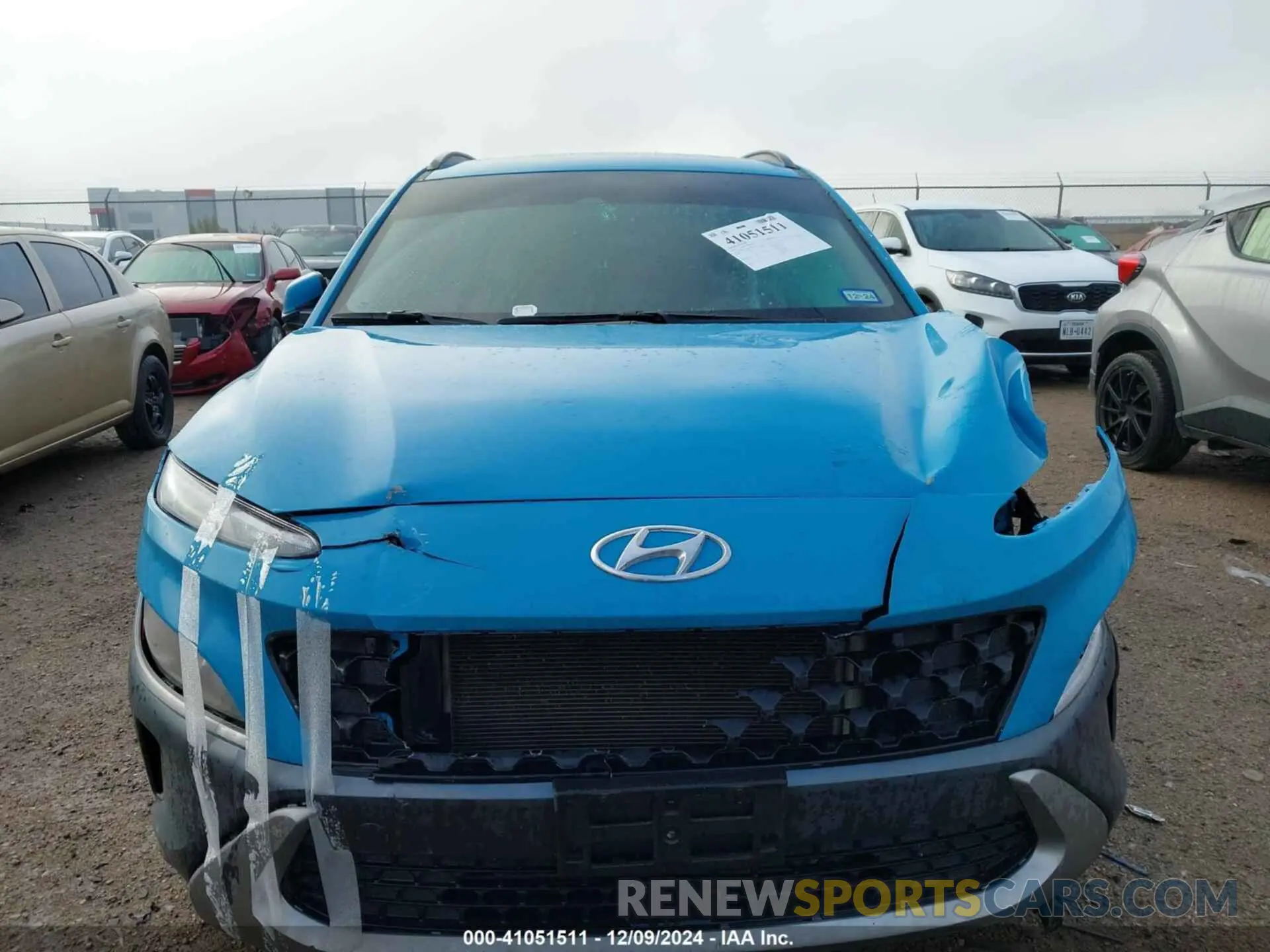 11 Photograph of a damaged car KM8K53A30PU981322 HYUNDAI KONA 2023