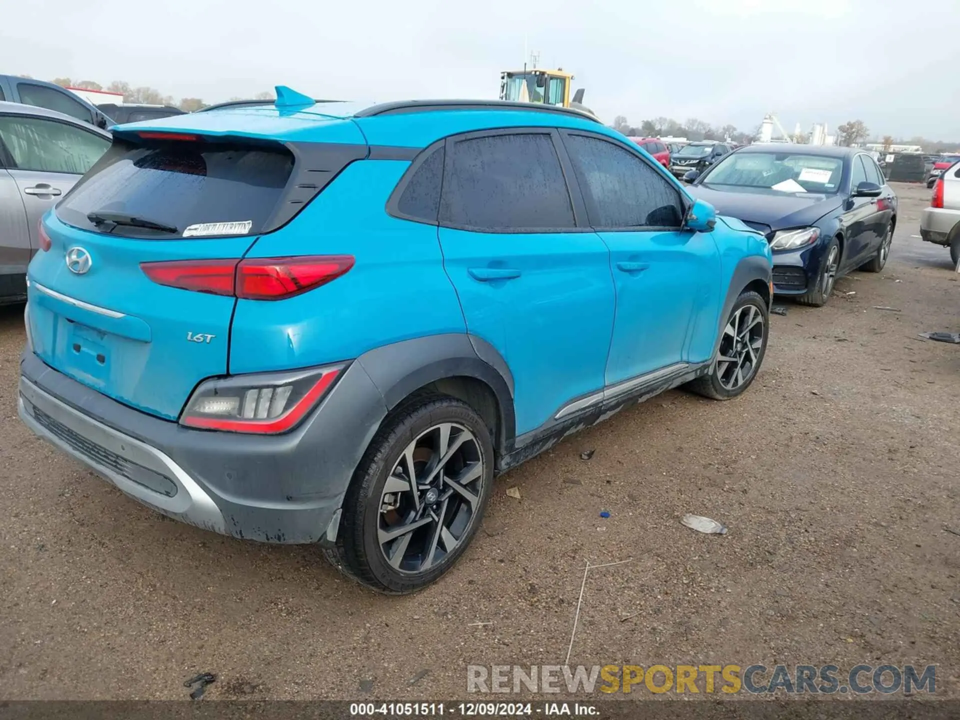 4 Photograph of a damaged car KM8K53A30PU981322 HYUNDAI KONA 2023