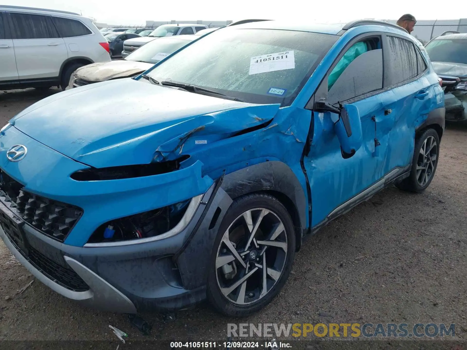 6 Photograph of a damaged car KM8K53A30PU981322 HYUNDAI KONA 2023