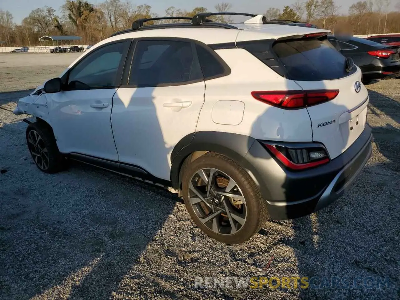 2 Photograph of a damaged car KM8K53A34PU978181 HYUNDAI KONA 2023