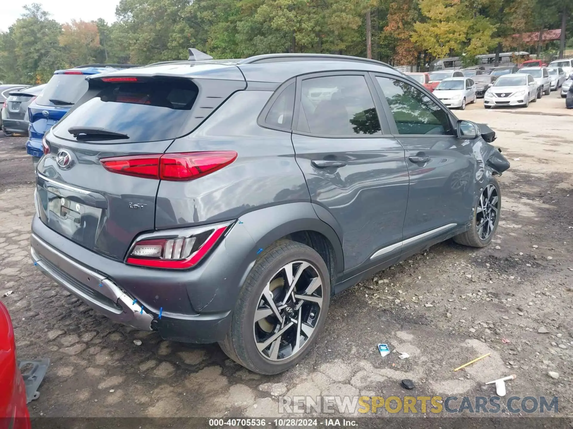 4 Photograph of a damaged car KM8K53A35PU010834 HYUNDAI KONA 2023