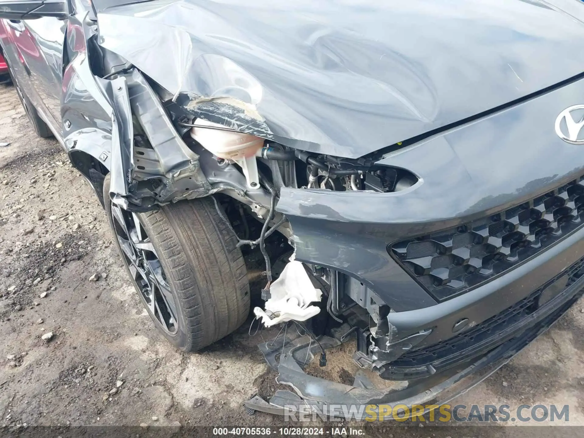 6 Photograph of a damaged car KM8K53A35PU010834 HYUNDAI KONA 2023