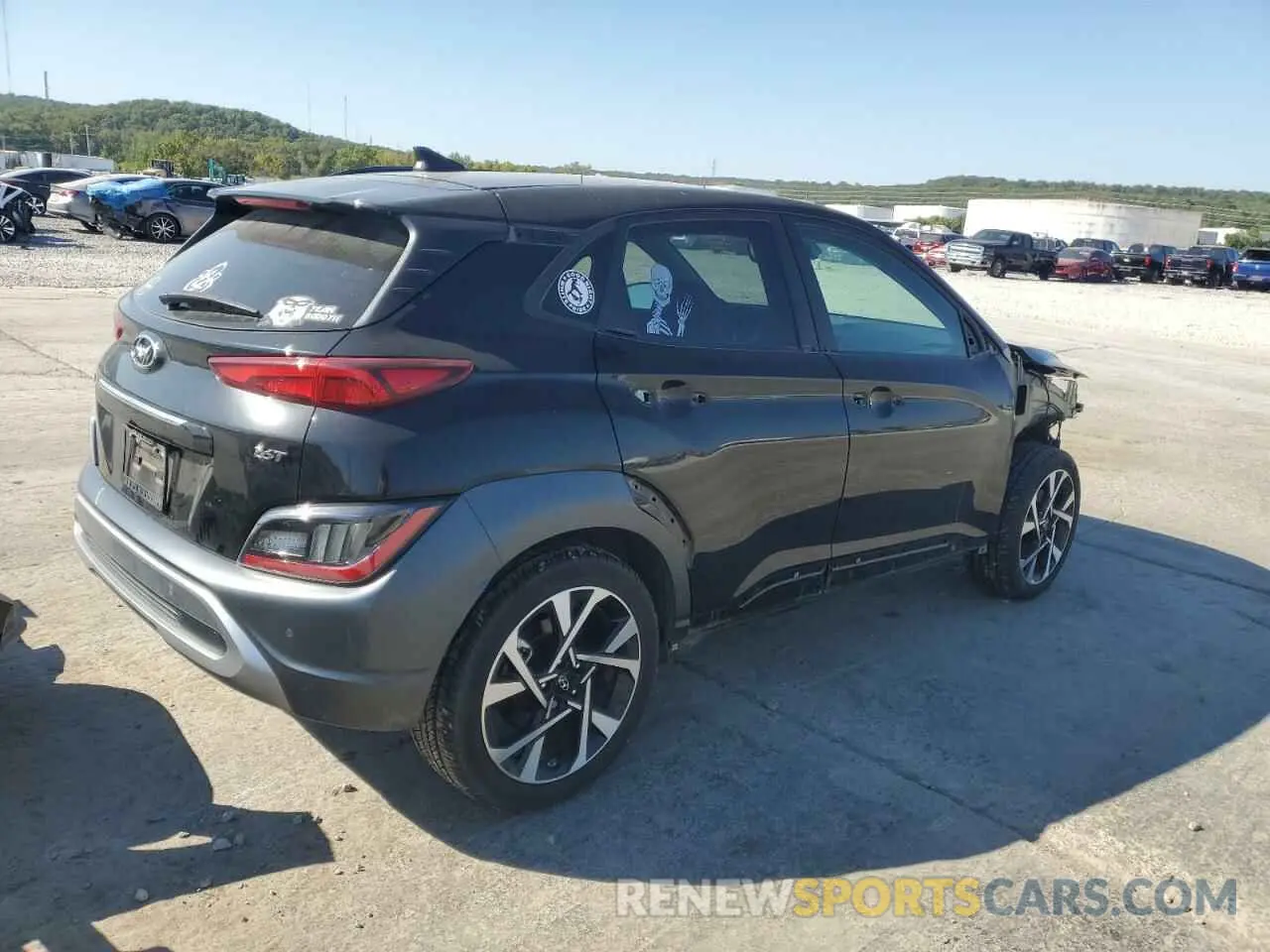 3 Photograph of a damaged car KM8K53A3XPU954368 HYUNDAI KONA 2023