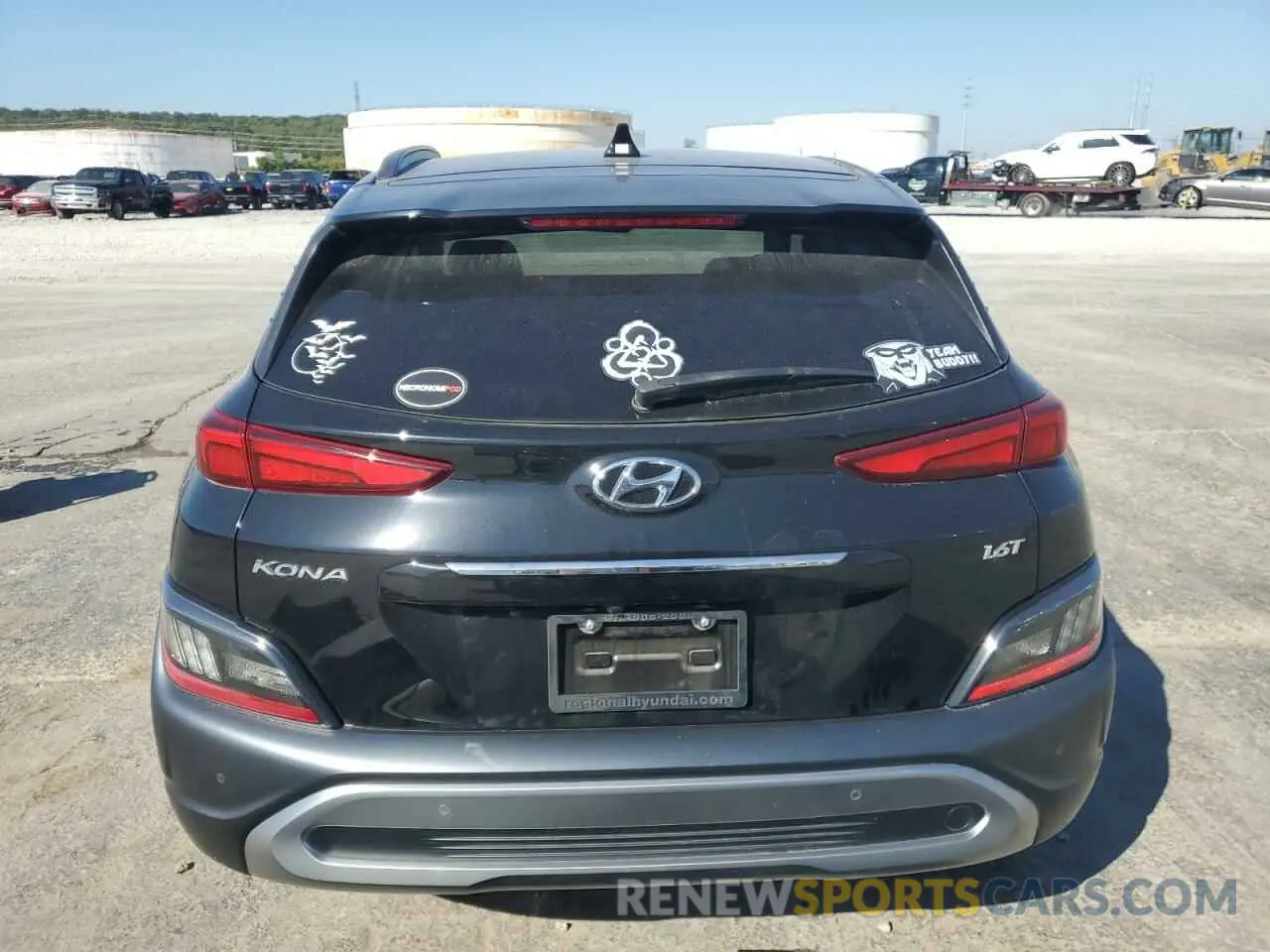 6 Photograph of a damaged car KM8K53A3XPU954368 HYUNDAI KONA 2023